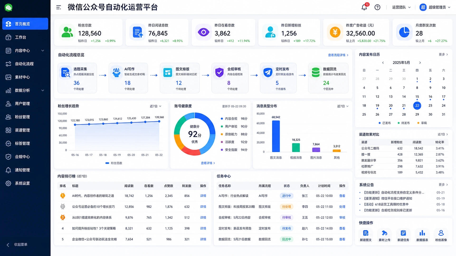 公众号AI内容创作与草稿投递平台